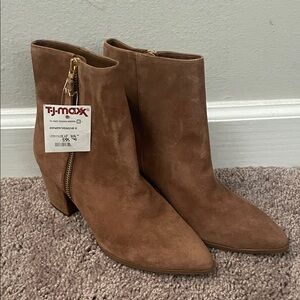 MICHAEL Michael Kors Brown Suede Ankle Boots